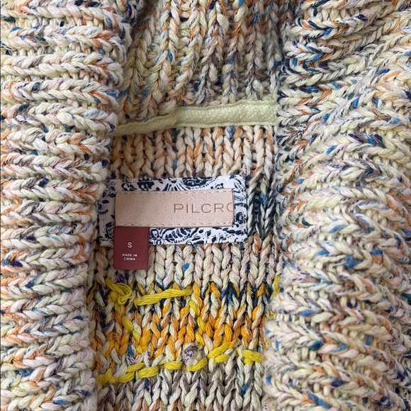 Anthropologie Pilcro Sunset Knit Cardigan Sweater S - Picture 3 of 8